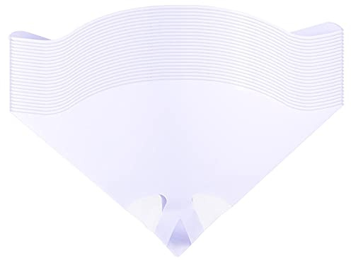 sourcing map 30Pcs Paper Paint Strainer 75 Micron 170mmx130mm Cone Paint Screen Funnel Nylon Mesh for Screening Paint Gasoline Fuel