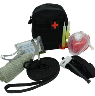 Lindkind Verbandskasten Ergänzung Erste Hilfe Zusatz - Set Outdoor First Aid Kid Notfallset Survival Kit mit Israeli Bandage u. Tourniquet Erste Hilfe Set