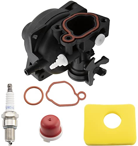 FanPaYY Carburateur Moteurs Tondeuse À Gazon Pour Briggs Stratton 799583 | 591160 593261 591110 Carburateur Filtre À Air，300E, 450E, 500E, 550EX, 500