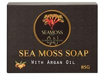 Sea Moss Soap, made with wild crafted Sea Moss from Grenada. Vegan | Organic | Handmade | Eco (Argan Oil)