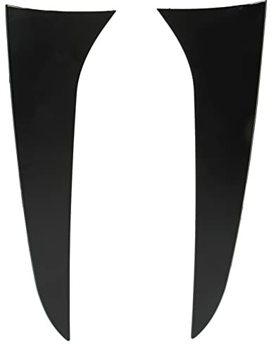 1 Paire de Becquet de Lunette Arrière, Garniture de Couverture D'aile Latérale pour X1 E84 2009-2015, Garniture de Becquet de Lunette Arrière en Plastique ABS Noir Brillant Pièces de Carrosserie Autom