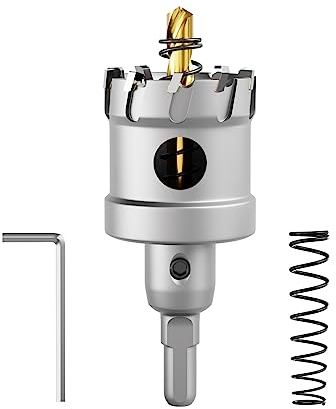 CSOOM Sega a tazza in metallo duro ad alte prestazioni, TCT. Acciaio inossidabile e rete metallica sono la scelta ideale (40 mm)