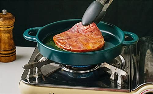Keramik-Backgeschirr, Kochpfanne, antihaftbeschichtet, Soßenpfannen, nordisches Abendessen-Set, japanischer Marmeladen-Omelett-Topf, Eiersteak-Tablett (Farbe: Rosa, Größe: 1 Stück)