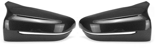 JTNDSHDP Auto Seiten Spiegelabdeckungen für BMW G20 G30 2019-2022,Spiegelkappen Außenspiegel Ersatzabdeckungen Auto Verkleidung,Carbon Fiber Look