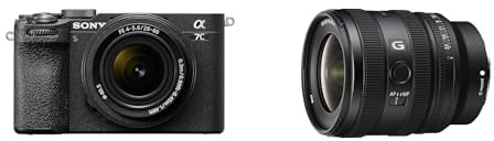 Sony Alpha 7C II, Appareil Photo Plein Format Hybride Compact à Objectif Interchangeable en kit avec Le FE 28-60mm Noir + FE 16-25 mm f/2.8 G | Objectif Zoom Grand Angle Plein Format (SEL1625G)