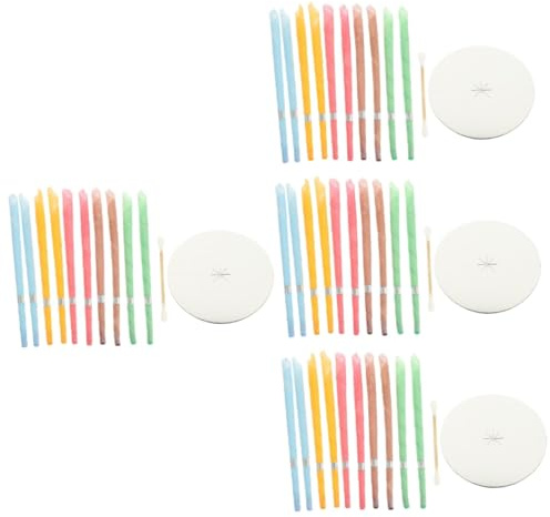 Ipetboom 4sets Kit Rimozione Cerume Per Orecchie Strumento Dischi Protettivi Per Facile Adulti e Prurito Design e Portatile