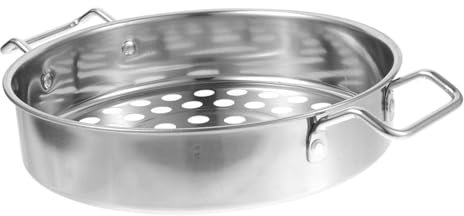MAGICLULU Colino a Maglie Larghe in Acciaio 304 Doppie Maniglie, Filtro a Foro Grande Portatile Per Gamberetti e Cibi in Pentola Calda, Utensile Da Cucina Sicuro e Resistente Per Stufati e Fritture