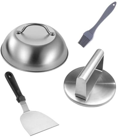 MINAOLULUS Presse à Hamburger Smash Outil De Pelle à Hamburger avec Poignée Moule à Galette Gadget De Cuisine Presse-Viande pour Usage Domestique