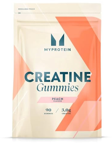 Myprotein Creatin Gummies - 3g Kreatin pro Portion - 90 Gummibärchen - Leckere Creatine Gummies mit Pfirsich Geschmack - Unterstützt Muskelwachstum, Kraft und Leistung