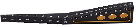 Fahrhöhen messgerät Genaue Messung Aluminium legierung RC Höhen messgerät für 1/8 1/10 RC Car Chassis (Schwarzes Gold)