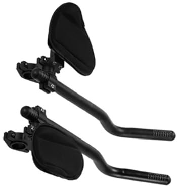 Whoasyst Reposabrazos de aleación de aluminio para manillar de triatlones de carretera, brazo de bicicleta de montaña, parte de aleación de aluminio, accesorios para bicicleta