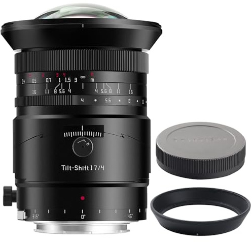 TTartisan 17mm F4 Manual Full Frame 104 Angle Tilt-Shift Ultra Wide Portraits Camera Lens for Leica L Mount SL、SL2、SL2-S、SL3、SL3-S、T、TL.