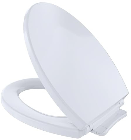 TOTO Transitional SoftClose SS114#01 Langer SoftClose Sitz, Baumwolle, Weiß