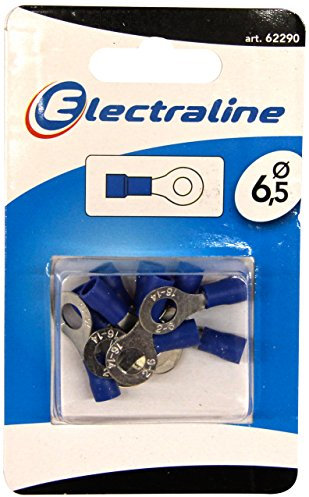 Electraline 62290 Capocorda ad Occhiello, Diametro 63 mm, Blu