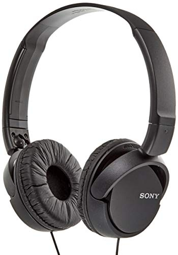 Sony Casque MDR-ZX110AP : smartphone pliable de type fermé noir MDR-ZX110AP B