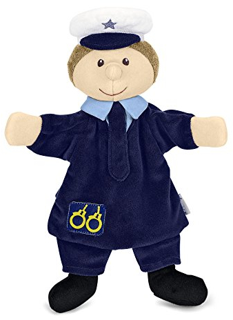 Sterntaler 3601645 Handpuppe Polizist, 29 x 27 x 9 cm, Blau