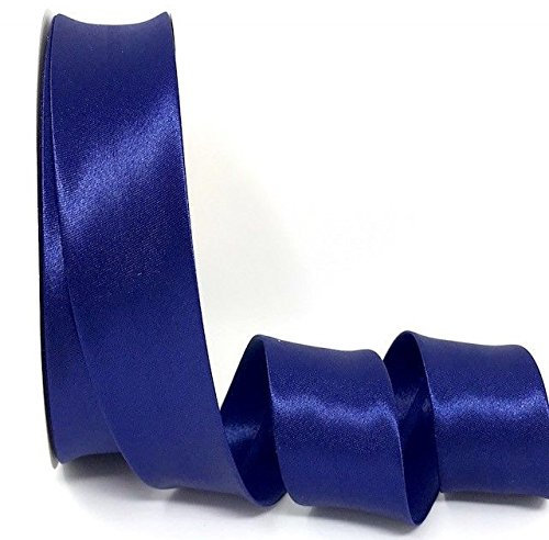 Windsor Blau byetsa Satin Falte 30 mm Schrägband auf einer 25 m Rolle
