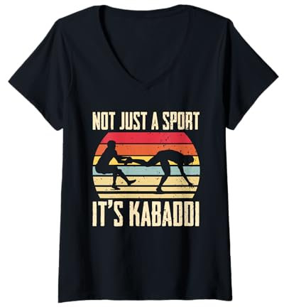 Mujer Kabaddi India Not Just A Sport It's Kabaddi Camiseta Cuello V