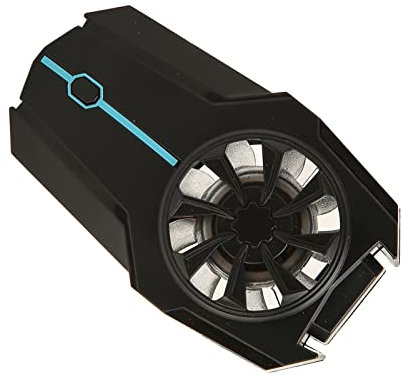 Cell Phone Cooler with Strong Endurance Adjustable Wind Speed Built-in Battery Strong Clamp Design Silent Cooling Fan for Watching Videos
