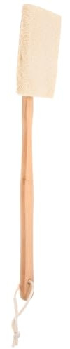 iplusmile Spazzola da Bagno Manico lungo in Legno Ecologico Spazzola Esfoliante per Massaggio Corpo e Doccia Stimola Circolazione e Rimuove Cellule Morte per Schiena e Cura della Pelle