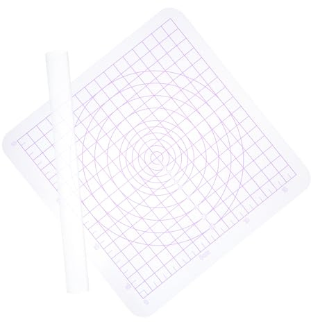 DIYEAH Set 2 Pezzi Strumenti per Ceramica Acrilici – Piastra di Pressione e Mattarello per Modellazione Argilla Fai da Te – Accessori per Scultura e Creazione Artistica Manuale