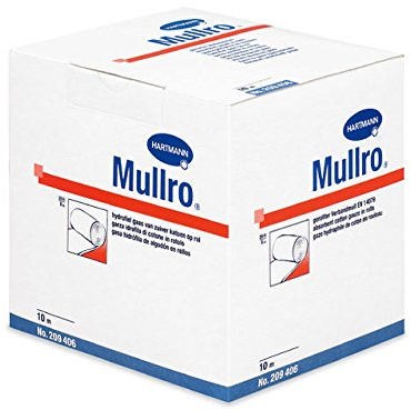 Hartmann Mullro Verbandmull 8fach auf 10 cm Breite-5 m