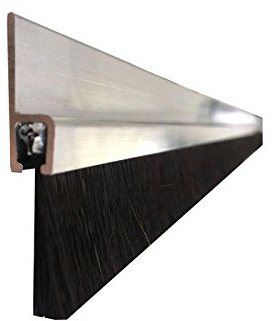 Bürstendichtung Türdichtung Türbürste Alu Roßhaar 25 x 1000mm