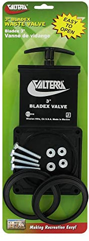 Valterra Valvola di scarico T1003VP - 7,6 cm, nero Valterra