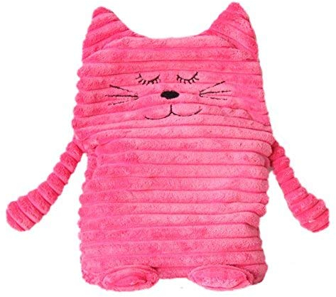 Inwolino 4038904087892 8789 - Wärmetier Katze, pink, 17 x 26 cm, Wärmekissen, rosa