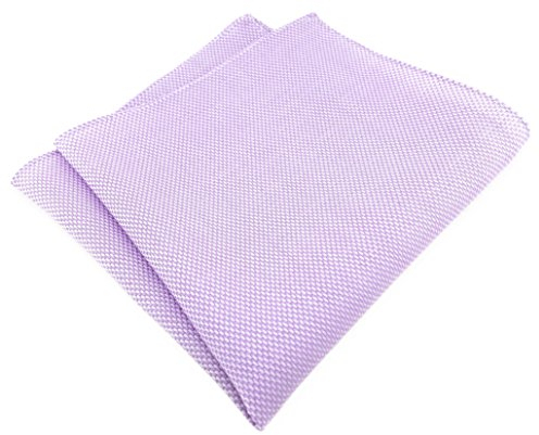TigerTie Einstecktuch - 100% Baumwolle Pique in flieder gemustert - Einstecktuch 30 x 30 cm