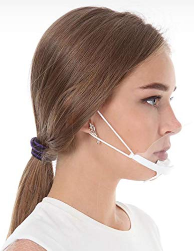 5X Visier Gesichtsvisier Maske Gesichtsschild Anti-Fog Face Shield KEIN BESCHLAGEN Weiss