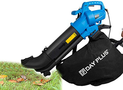 3500W Electric Leaf Blower 3-in-1 Garden Vacuum Shredder Mulcher 35L Bag Wheels
