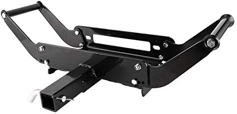 aqxreight Plaque de Montage de Treuil, Support de Plaque de Montage de Treuil en Acier Universel pour Treuils de Capacité 9000lbs-13500lbs Camions VTT 4x4 Traile