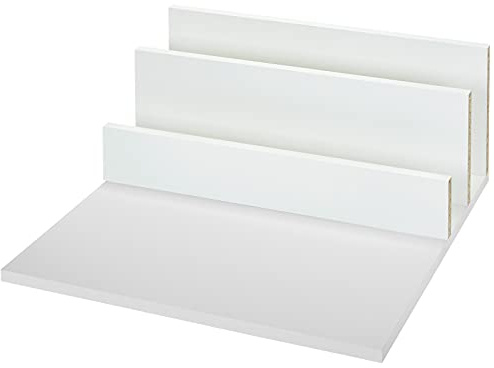 Spanplattenset Boden und Rückwand weiß für JUNKER-SLIM Schubladensystem | Tiefe 500 mm und Korpus-Außenbreite 800 mm bei 16 mm Korpus-Seitenstärke