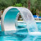 JENLER Stainless Steel 304 Pool Fountain in Silver Colour for In-Ground Pools, Garden, Outdoor Waterfalls, Sheer Descent, and Pond Water Feature-15.7 Height