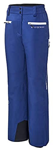 Black Crevice Damen Skihose I Wasser- & Winddichte Damen-Skihose I Atmungsaktive Schneehose Damen I Hochwertige Skihose Damen aus 100% Polyester I Figurschmeichelnde Skihose für Damen