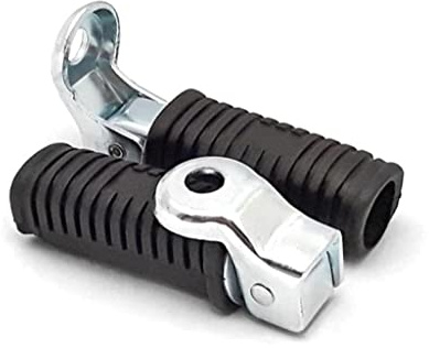 Sozius Fußrasten Set Klappbar Verstärkt passend für Simson S50 S51 S70 SR50 KR51 Schwalbe Star Hercules Prima Optima Ultra Supra, Zündapp C CS GTS KS, Kreidler Flory Florett Mofa Moped Mokick Motorrad