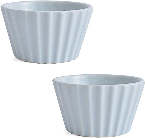 Tazón de sopa, Tazón de arroz, Tazón de desayuno, Juego de ramequines, 170 ml, Ramekins de Creme Brulee, Plato de soufflé Platos a prueba de horno, Ramekins de soufflé, Ramekins for freidora de aire-r