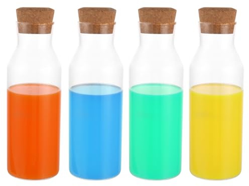 LDXDRU 4x1200ML Waschmittel Aufbewahrung, Waschmittelspender Glas mit Deckel Luftdicht, Waschmittelbehälter, Waschmittel Organizer Waschmittelbox für Waschmittel Pods, Waschmittel Flüssig