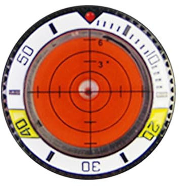 Golf-Lesegerät für Golfbälle mit grüner Piste, Golfball-Marker, Golf-Lesegerät, Wasserwaagen, Golf-Putting-Hilfe, Lesegerät mit hoher Präzision, Golf-Level-Werkzeug, Golftrainer-Zubehör