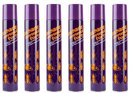 PACK 6 UNIDADES Stockade aerosol forte 750ml - Huvepharma. Insecticida piretroide para insectos voladores y rastreros. Largo alcance.