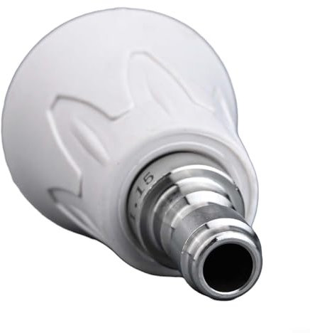 Juego de boquillas de lavado a presión con protección de goma y compatibilidad para máquinas eléctricas de alta presión (blanco)