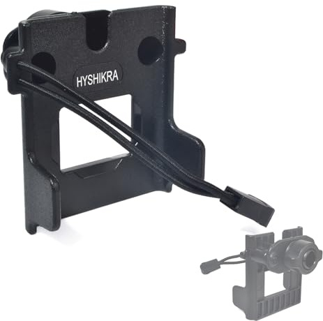 HYSHIKRA 3-in-1-Halterung für Funkgeräte von Quansheng, Baofeng und Yaesu | 17-mm-Gelenkadapter, kompatibel mit 17-mm-verstellbaren Smartphone-Kameras