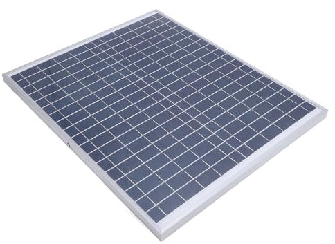Yechiry Panneaux Solaires, Module de Panneau Solaire Monocristallin, Chargeur électrique à Module PV à Haute efficacité, Chargeur Portable pour Voiture, Bateau, VR et Moto (20W)