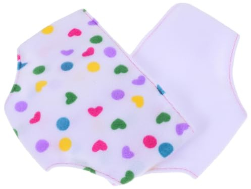 HANABASS 2Pcs Adjustable Doll Reusable Nappy Cloth Doll Training Pants for Pretend Play and Potty Training Accessory for Dolls