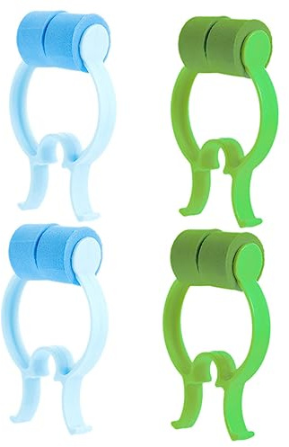 Healvian 4 clips nasales portátiles para tapón de hemorragia nasal, diseño ergonómico y ligero para un uso cómodo, prácticos clips de alivio nasal para el hogar y el cuidado diario
