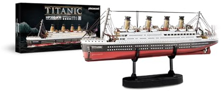 Piececool 3D Puzzle Titanic, Metallmodell aus Edelstahl, 226 Teile, für Erwachsene ab 16 Jahren