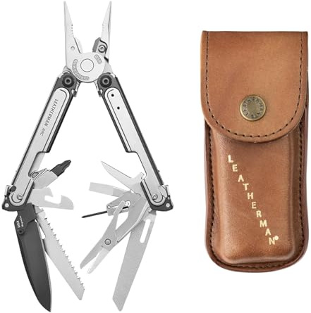 Leatherman ARC Multiherramienta 20 en 1 con Funda Heritage de Cuero - Herramienta Premium con Acero MagnaCut