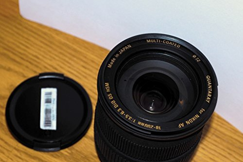 Sigma 18-200mm F3,5-6,3 DC HSM OS stabilisiertes Objektiv (72mm Filtergewinde) für Nikon