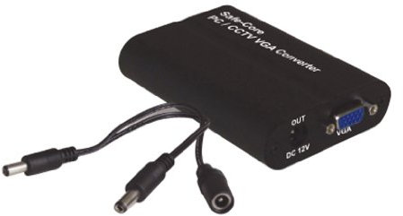 MAPLIN PC CCTV DVR VCR BNC AV TO VGA ADAPTOR CONVERTOR NEW